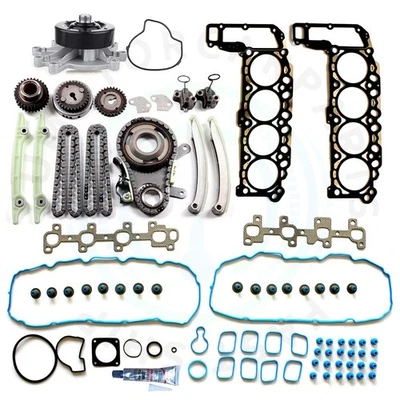 Head Gasket Set Timing Chain Kit For 1999-2003 Jeep Grand Cherokee 4.7L - Image 1 of 4