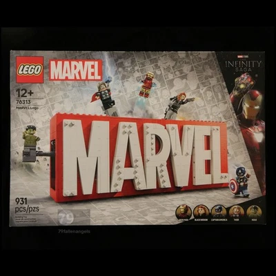 LEGO Marvel Logo & Minifigures 76313 New Sealed NISB Box Crease - Image 1 of 4