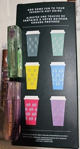 STARBUCKS RETRO COLLECTION HOT/COLD REUSEABLE TUMBLER CUPS + REVOLUTION MAKEUP!! - Bild 1 von 6