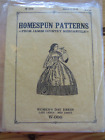 James Country Mercantile Homespun Patterns WOMEN'S DAY DRESS - Sizes  14-16-18