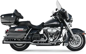 BASSANI True Dual Crossunder Chrome Exhaust Headpipes 09-16 Harley Touring FLHX - Picture 1 of 1