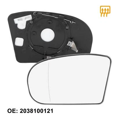 Espejo retrovisor térmico lado izquierdo derecho cristal con respaldo para Mercedes-Benz E500 E55 para AMG Foto 1 de 4