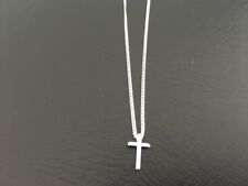925 Sterling Silver Cross Necklace Religious Crucifix Men Women Child Protection