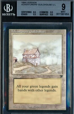 MTG Graded Magic | Legends - ADVENTURERS' GUILDHOUSE | BGS 9 Mint  - Image 1 of 2