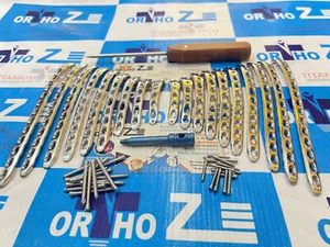 Locking Distäl Humeruͤs Plates L & R 3 to 12 Holes & LCP Screw-(112 Pcs) SS 316L - Picture 1 of 10