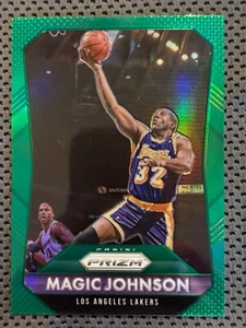2015-16 Panini Prizm Green Prizm Magic Johnson #248 HOF - Picture 1 of 2
