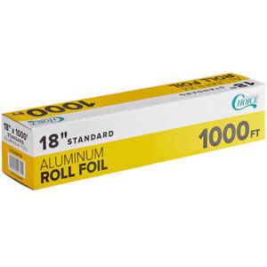 Choice Food Service Standard Aluminum Foil Roll (select size below)