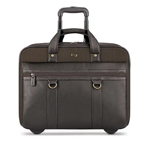 Solo MacDougal Rolling Laptop Bag, Espresso - Picture 1 of 11