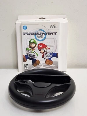 Mario Kart Wii with Wii Wheel (2008, Nintendo Wii) - Image 1 of 4