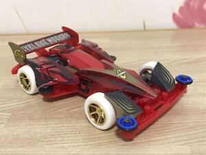 Tamiya Mini 4WD Cyclone Magnum Clear Red Super TZ-X Chassis Plastic Model Used