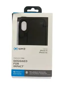 Speck Presidio Pro Case for Apple iPhone X & iPhone XS (5.8inch) - Black - Picture 1 of 2