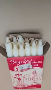 Muench-Kreuzer Angel Chimes 12 Candles Original Box Tree Ornaments 1/2 Diameter - Picture 1 of 4