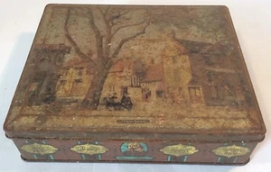 Collectable Vintage Edward Sharp & Sons "Shakespeare" Themed Toffee Tin c.1940s - Picture 1 of 11