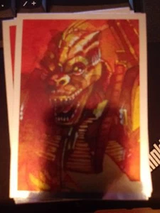 Tarjeta de lámina Star Wars Topps 2012 Galaxy Series 7 #4 Bossk plateada como nueva - Imagen 1 de 1