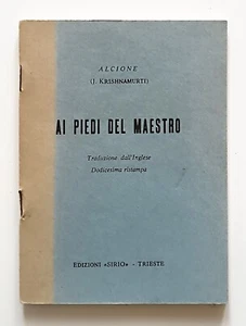 Zu Füßen des Meisters von Alcione (J. Krishnamurti) Syrische Ausgabe Triest 12. Aufl. - Bild 1 von 2