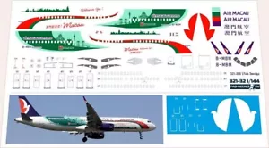 Airbus A-321 Air Macau 1/144 PAS-DECALS 321-32 - Picture 1 of 1