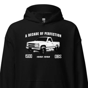 OBS 1500 Truck Hoodie, Mens GMT400 Sweatshirt, Single Cab Pickup Pullover Jacket - Picture 1 of 12