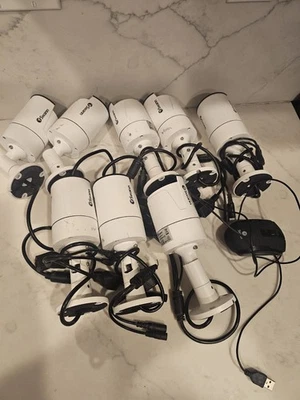 Swann NHD-A4MPCAM Lot 8 Bullet Cameras With Mouse Removed Pre Installed  - Image 1 of 4