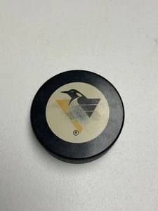Vintage Pittsburgh Penguins Puck Vintage Logo Lemieux Era - Imagen 1 de 6