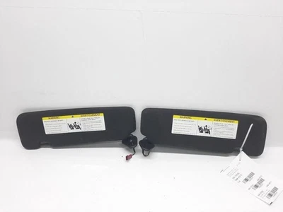 Conjunto de para-sol BMW F06 640i 650i Gran Coupe par esquerdo direito camurça Alcantara  - Imagem 1 de 4