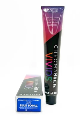Pravana ChromaSilk Vivids Vibrant Color - Blue Topaz 3 oz - Image 1 of 2