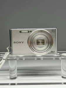 Sony Cyber-shot DSC-W830 Digital Camera Silver Used Tested Compact - Picture 1 of 7