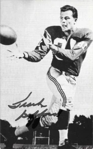 FRANK GIFFORD SIGNED 1990 RADNOR GRAPHIC ART~RGA 90 POSTCARD~FOOTBALL HOF~#11 - Picture 1 of 2
