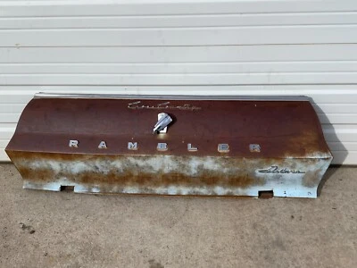 62 Rambler Station Wagon 1962 puerta trasera sólida garaje arte de pared Foto 1 de 4