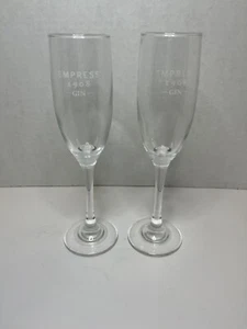 Empress 1908 Gin Set of 2 Flutes Champagne Flute Glasses - Picture 1 of 4