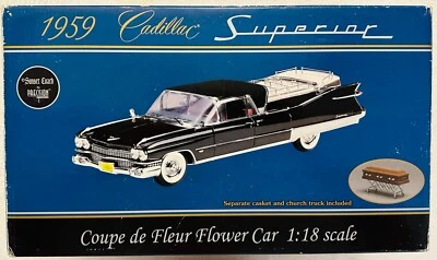 1959 Cadillac Superior Flower Hearse, By Precision Miniatures, 1/18, Mint Sealed - Image 1 of 4