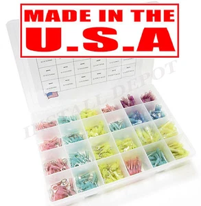 480 PCS - 3M HEAT SHRINK WIRE CONNECTORS ASSORTMENT AUTOMOTIVE MARINE TERMINALS - Picture 1 of 5