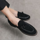 Men Fashion Suede Walking Leather Moccasins Loafers Faux Suede Driving Shoes New
