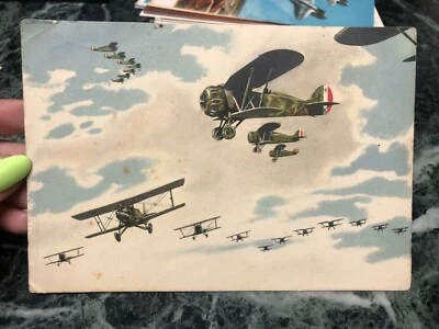 Militärpostkarte Luftfahrt Luftwaffe R. Flughafen L. Fruttini Aquino 88 - Bild 1 von 2