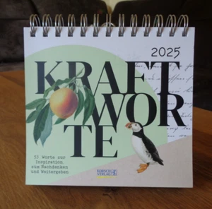Kraftworte 2025 Kalender zum hinstellen oder aufhängen von Korsch Verlag - Bild 1 von 10