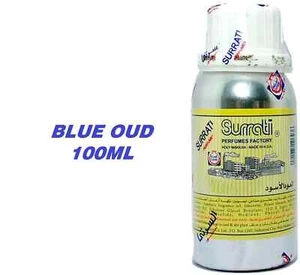 Surrati Concentrated BLUE OUD Perfume Attar Oil 100 ML Pure Oil Natural Fresh - Picture 1 of 10