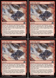 MTG - 4x PUSH THE LIMIT - Aetherdrift (U) - Picture 1 of 1