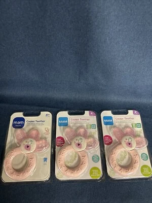 MAM Cooler Cooling Relief 4+ Months Teether Massages Gums E12E 3 Pack - Image 1 of 2