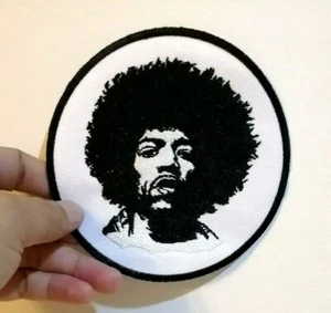 Jimi Hendrix number one guitarist Sixties Music Embroidered Iron on Sew Patch - Picture 1 of 3