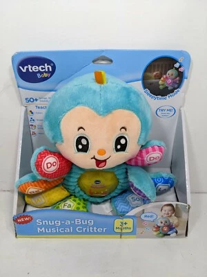 Vtech Baby Musical Critter Snug-A-Bug Songs Sounds And Phrases NEW - Image 1 of 2