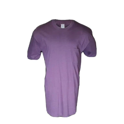 Camiseta de Colección Towncraft Hombres Bolsillo Puntada Única Púrpura 2XL-XT Algodón EE. UU. Foto 1 de 4
