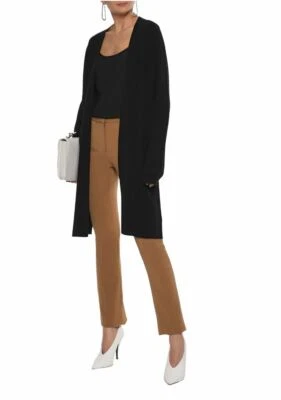 NWT NARCISO RODRIGUEZ Split-back wool & cashmere-blend cardigan  SZ 46 XL $895 - Image 1 of 3