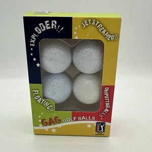 PGA Tour Gag Golf Balls Set - 4 Hilarious Tricks! Jetstreamer, Exploder, More - Picture 1 of 3