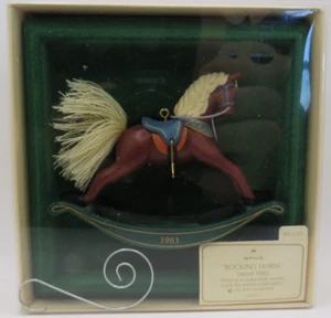 1983 Vintage Hallmark Sammlerstück Schaukelpferd Ornament 3. in Serie QX4177 - Bild 1 von 9
