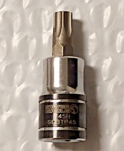 MATCO TOOLS SEBTP45, 3/8" SOCKET DRIVEN, T45H TORX BIT *TAMPER RESISTANT* - Picture 1 of 9