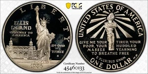1986-S Statue of Liberty $1 PCGS PR68DCAM - Picture 1 of 1
