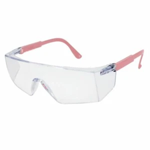 Boxer Clear Lens Pink Temple, Safety Glasses, Anti-Scratch-Fog (Pack of 1) - Picture 1 of 7