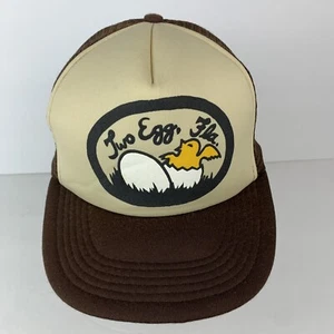 VINTAGE Two Egg, Florida Hat Cap Trucker Snapback Foam SanSun COOL GRAPHIC - Picture 1 of 15