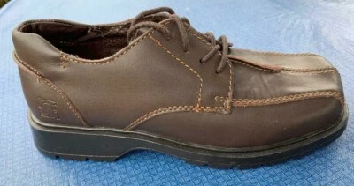 Zapatos Escolares Kenneth Cole Cuero Marrón Oxford NUEVO Zapatos Niños Talla 2 Foto 1 de 4