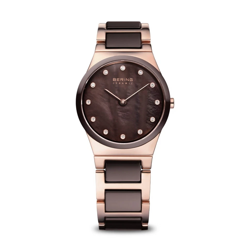 Bering Polished Rose Gold & Ceramic Ladies Watch 32426-78  RRP £269 Brand New - Image 1 of 1