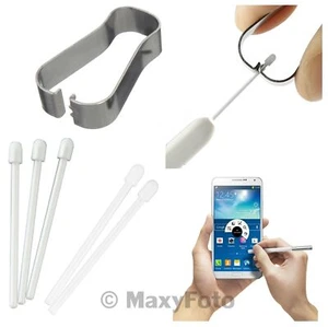 RICAMBIO PUNTE STYLUS PENNINO ORIGINALE SAMSUNG PER GALAXY NOTE 3 N9005 WHITE - Foto 1 di 8